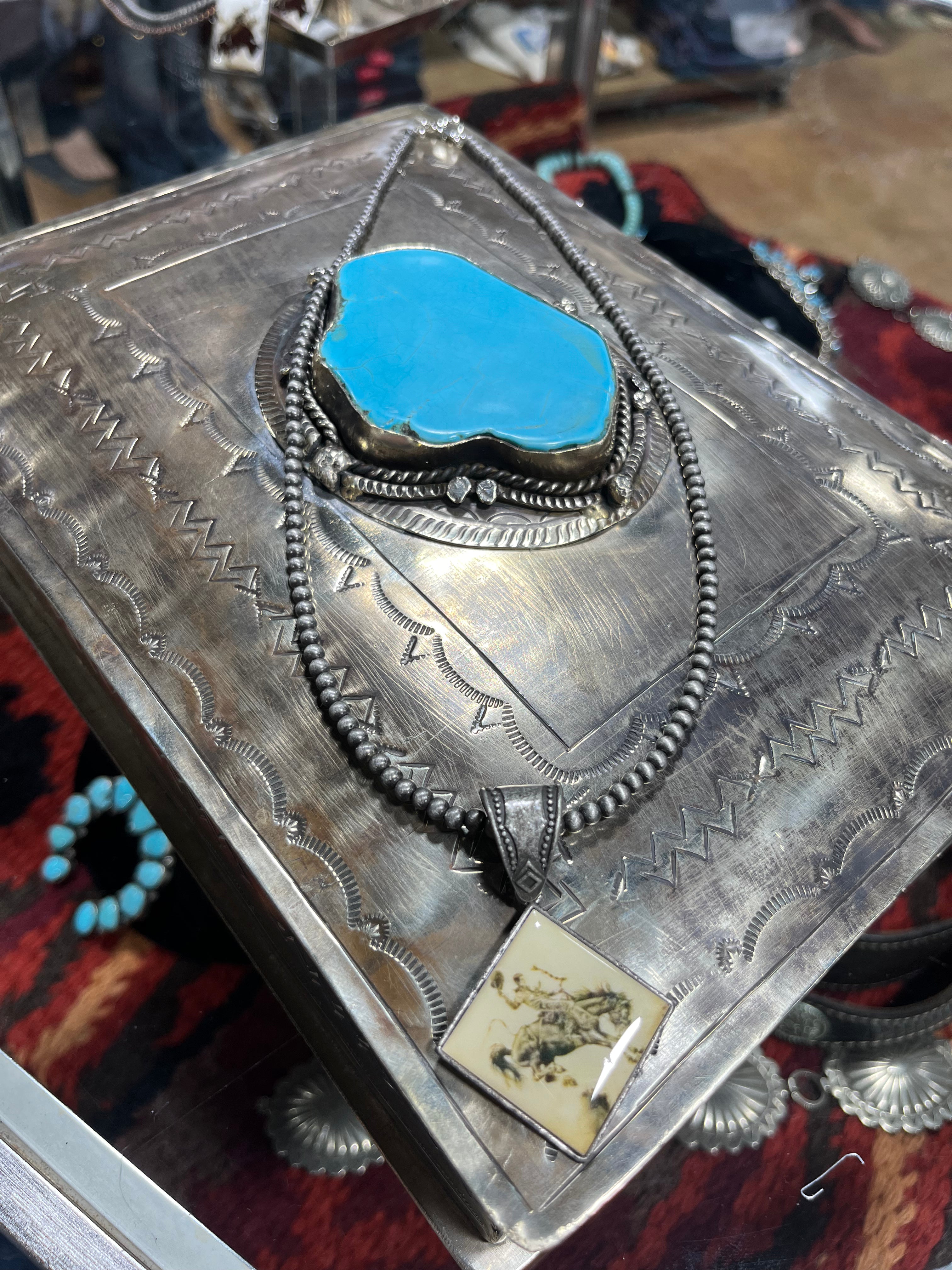 Old Timey Picture Frame Necklaces