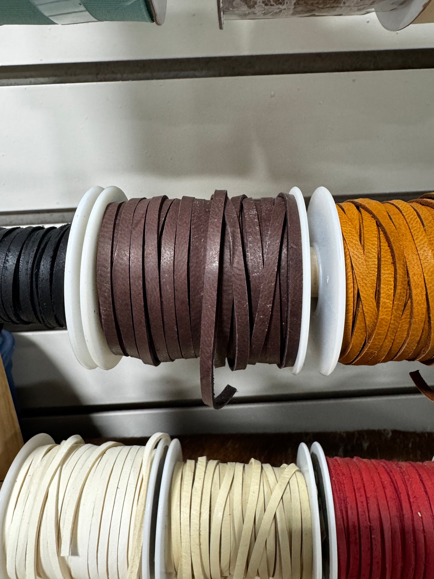 Hat Bar- Leather Strands