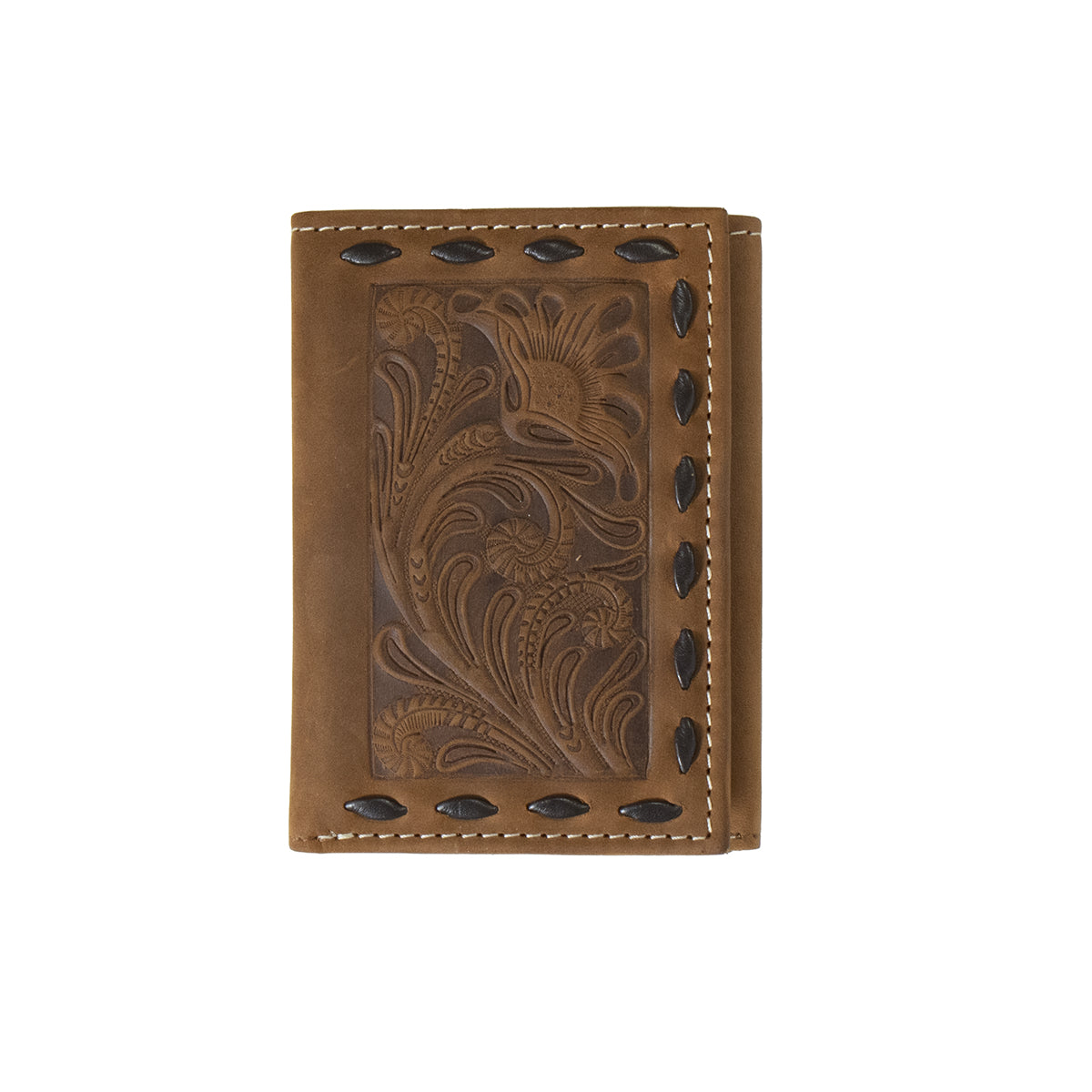 Nocona Tri-Fold Wallet Buck Lacing (5402)