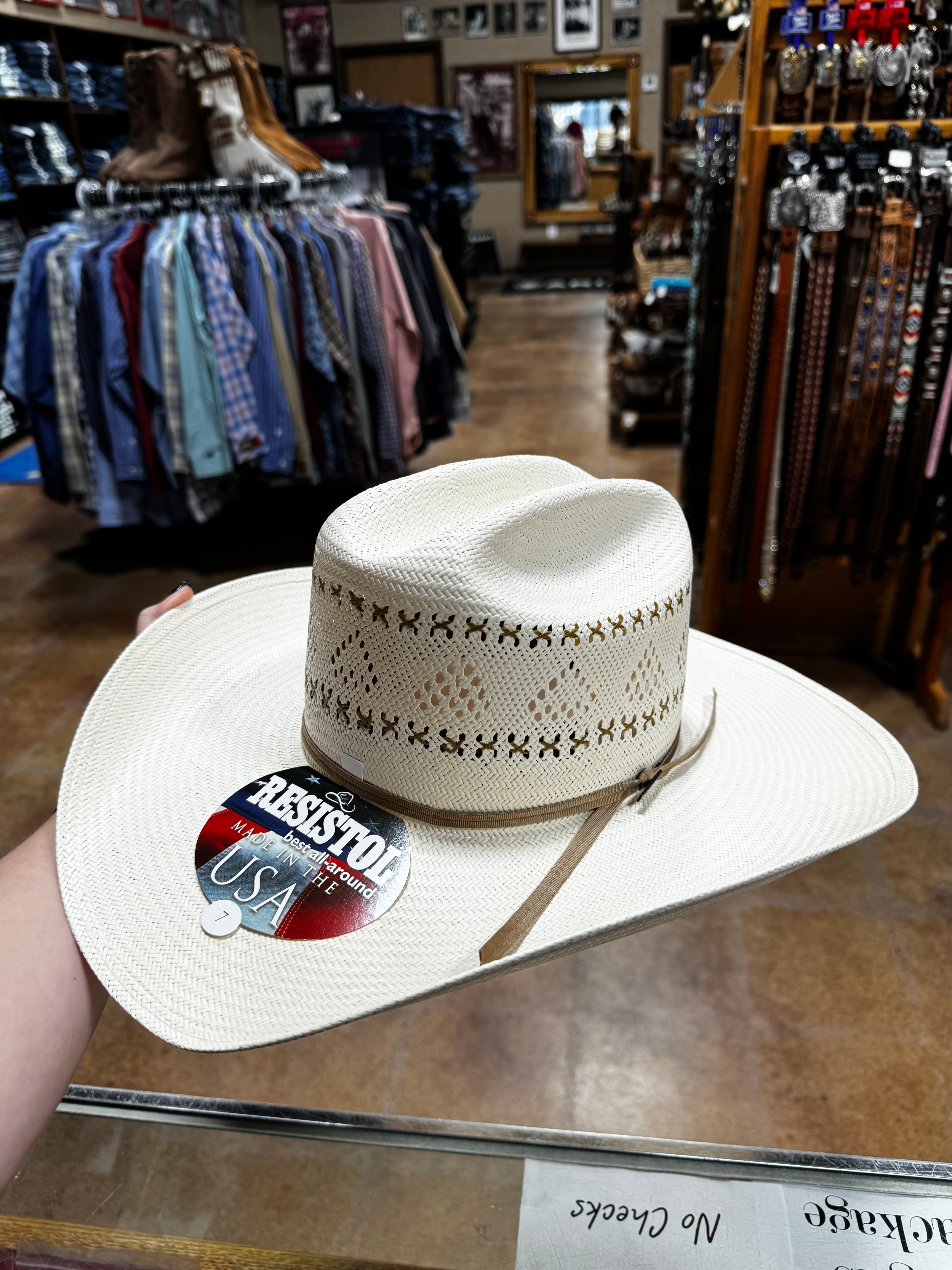 Resistol Black Ridge Straw Hat