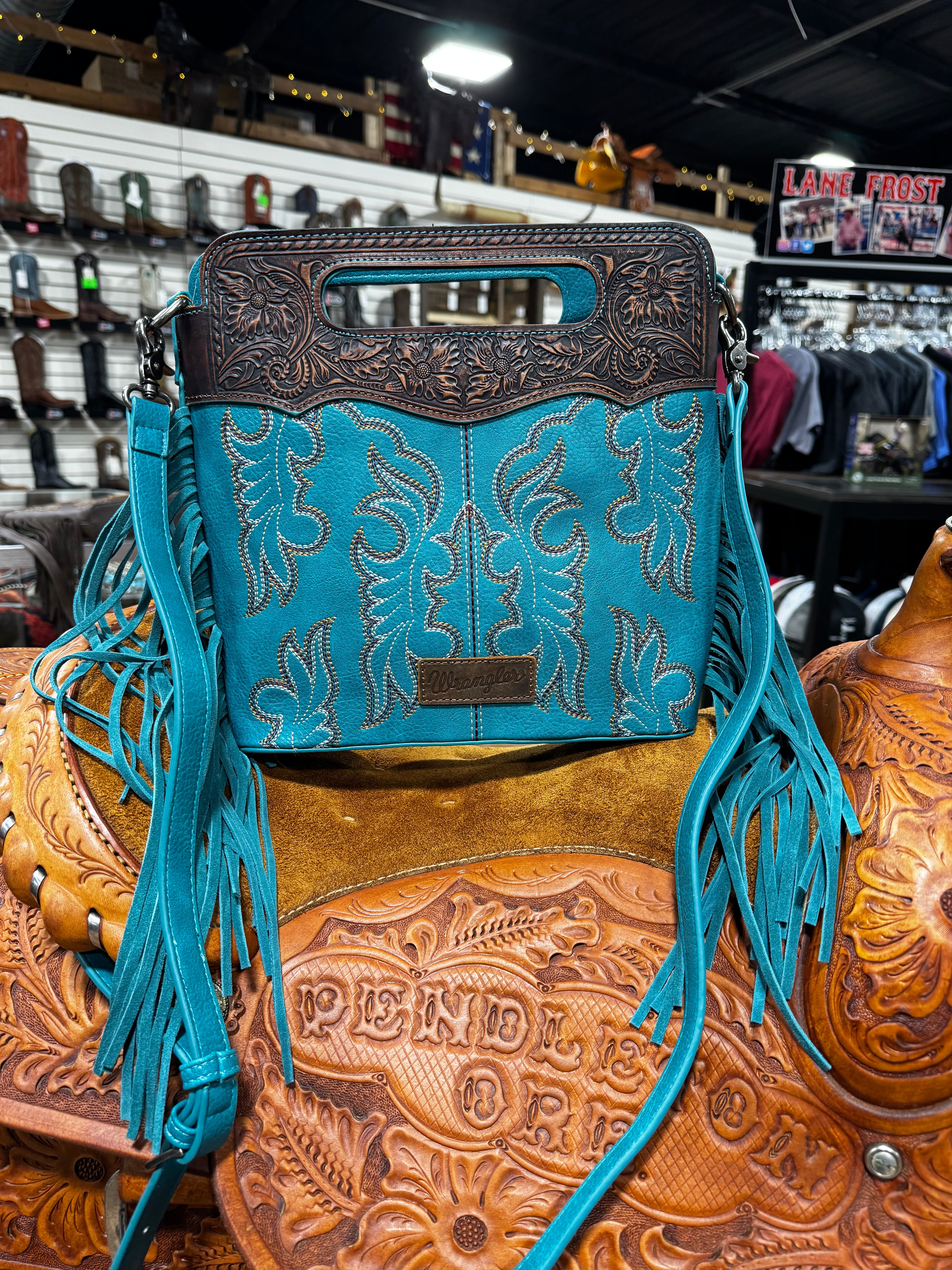AMERICAN DARLING TAN FULLY TOOLED CROSSBODY | PURSES | FREDERICKSBURG – Yee  Haw Ranch Outfitters