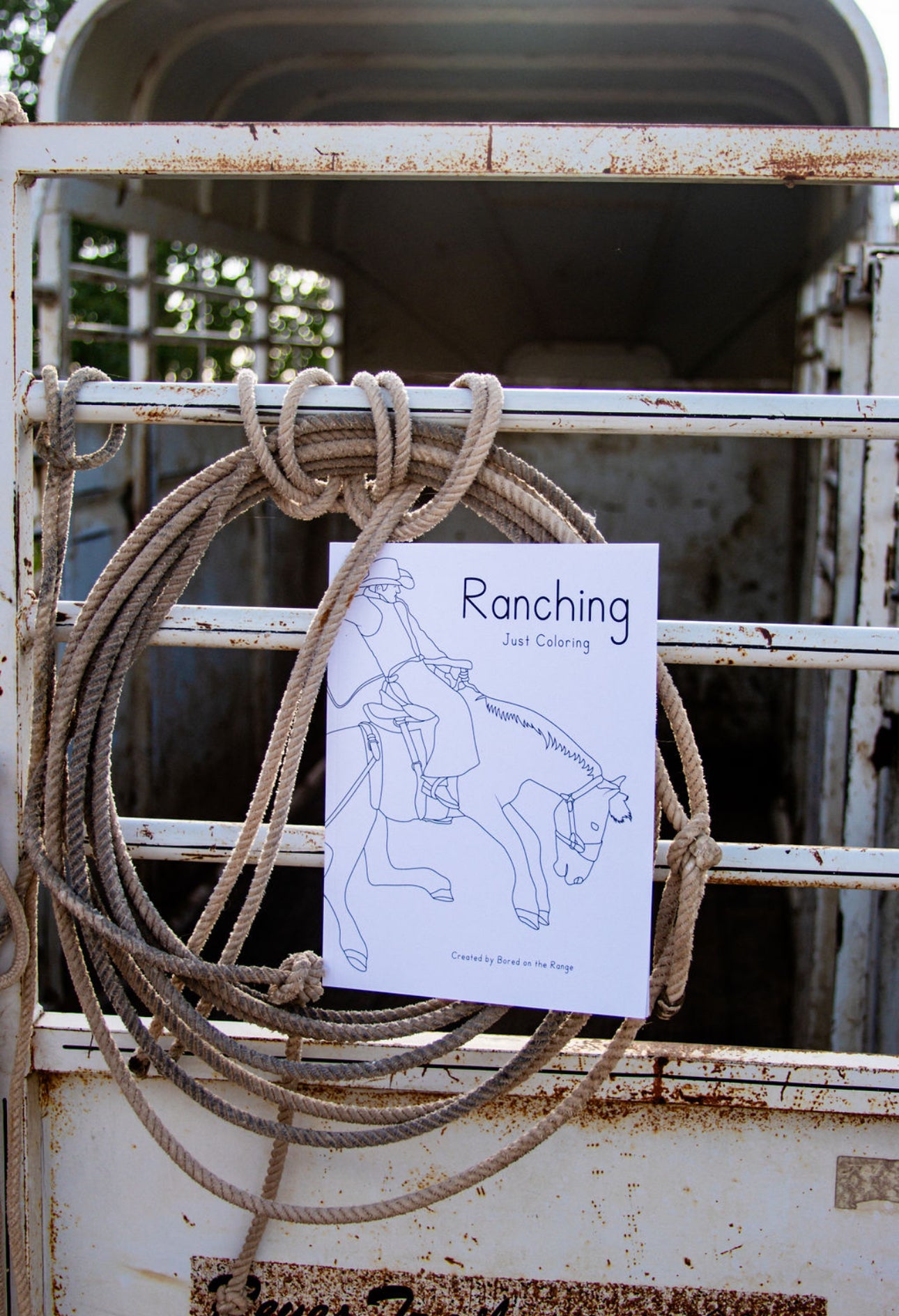 Ranching Just Coloring Book