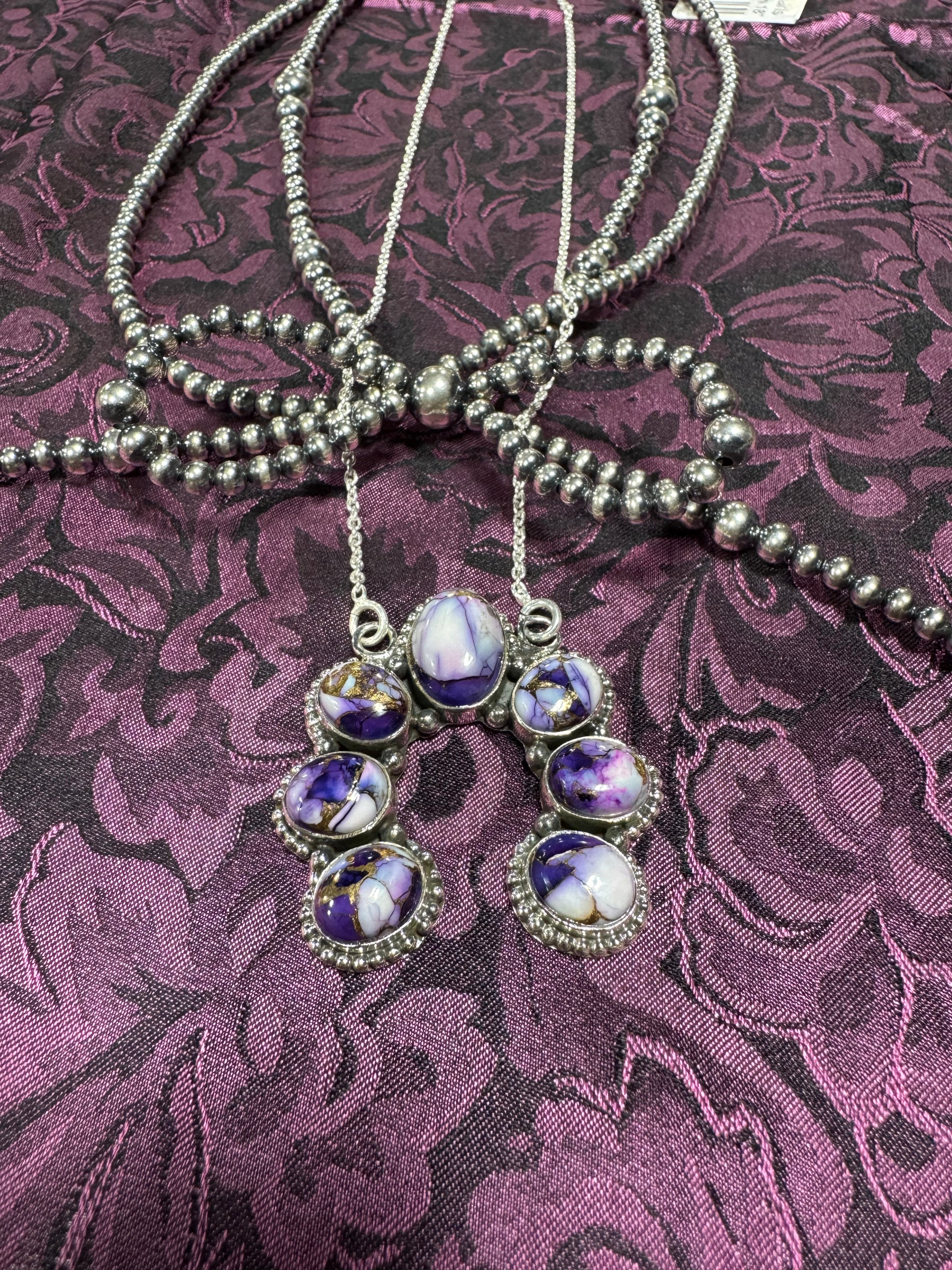 Violet Rose Necklace