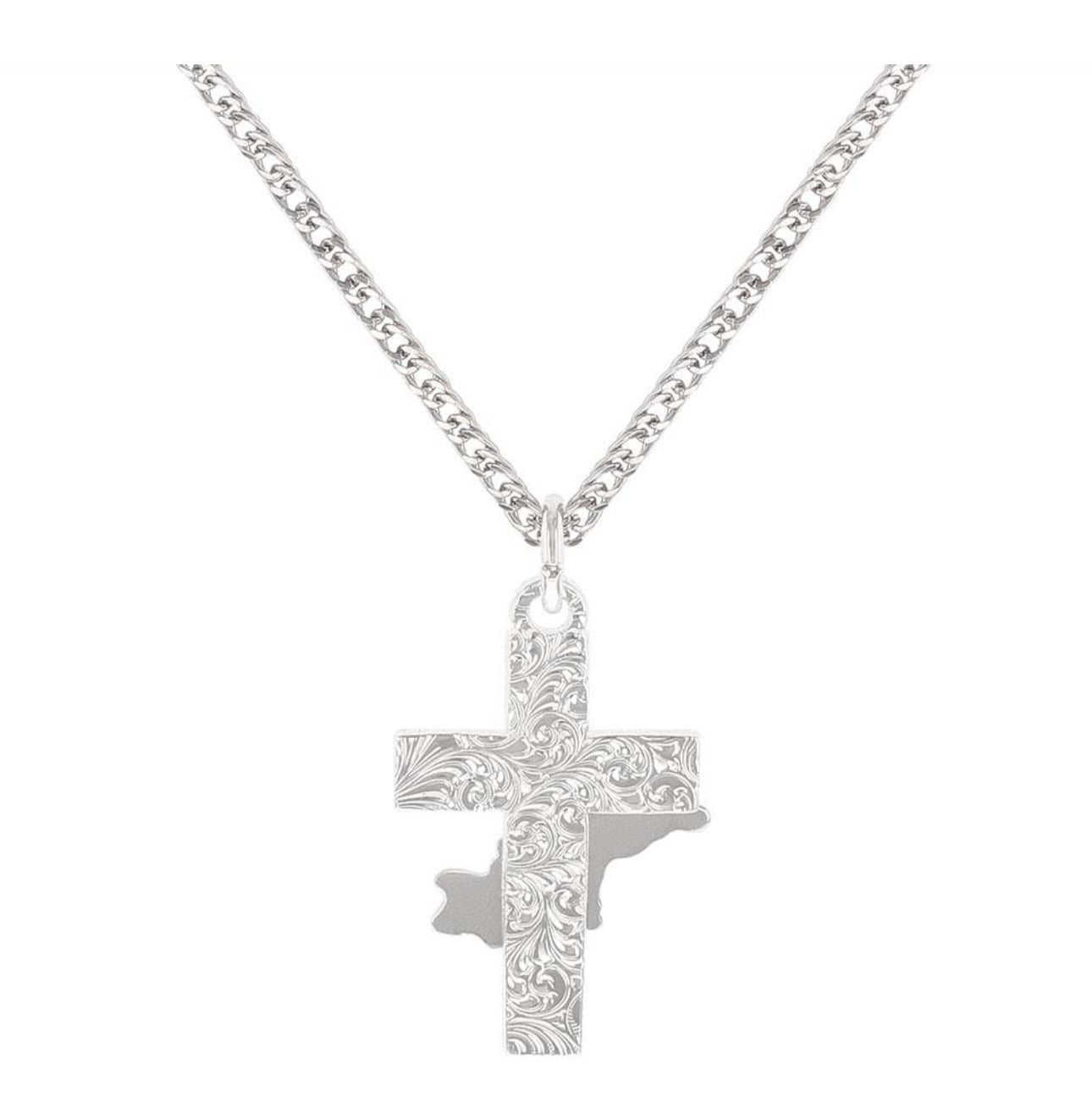 Bullrider Cross Necklace