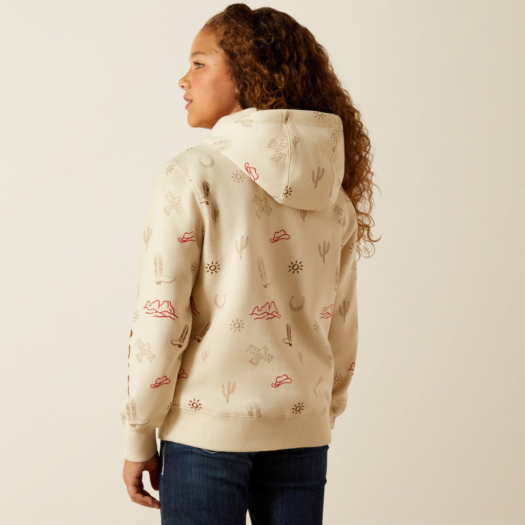 Ariat Girl’s Stamped Hoodie (2845)