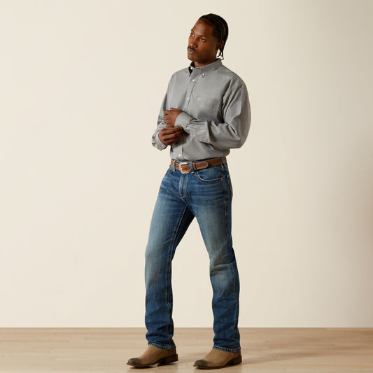 Men’s Ariat Solid Grey WF Shirt (2526)