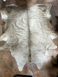 Full Beige Cowhide Rug