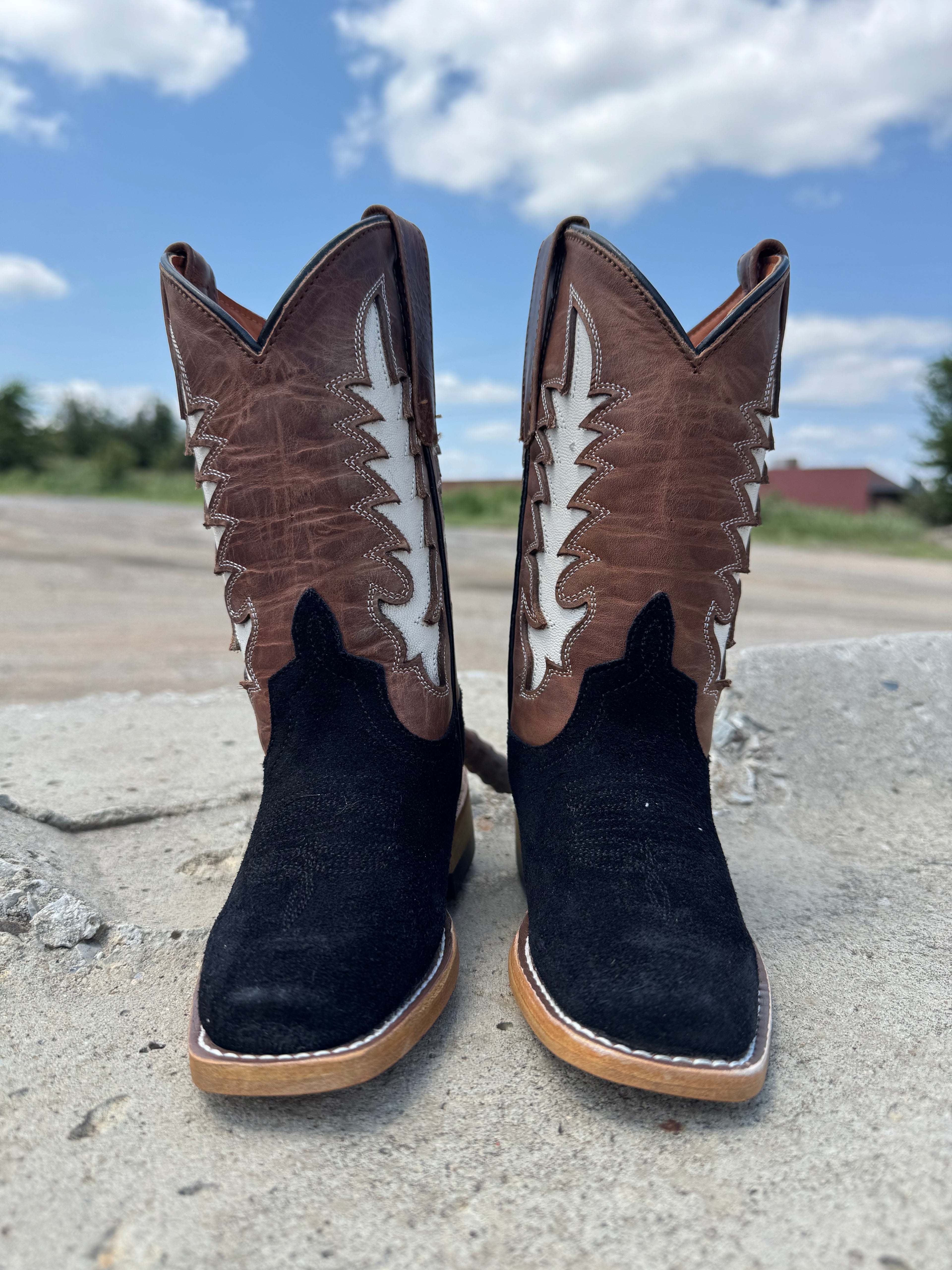 Lil Black Swede Boots (9523)