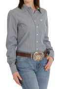 Cinch Women’s denim Blue Stripe Shirt (4196)
