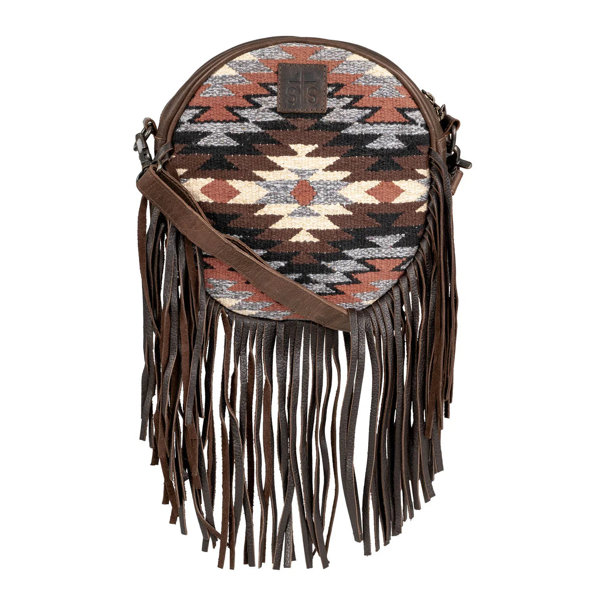 Guadalupe Serape Sage Crossbody
