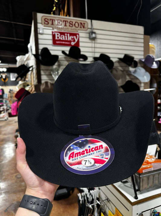 American Black 7X Felt Hat