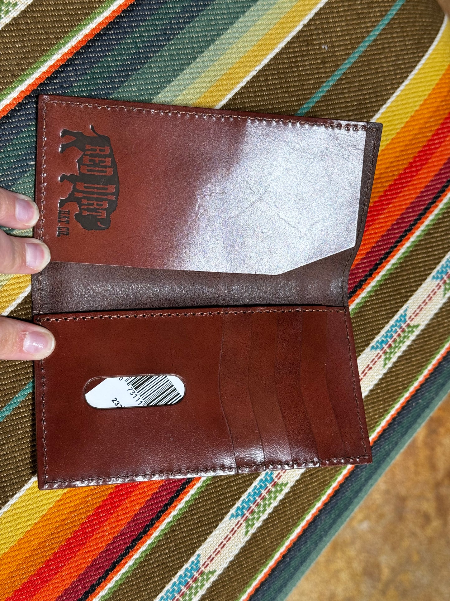 Red Dirt Hat Jr. Green Aztec Rodeo Wallet (81W3)