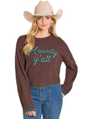 R&R Howdy Yall Sweater (7770)