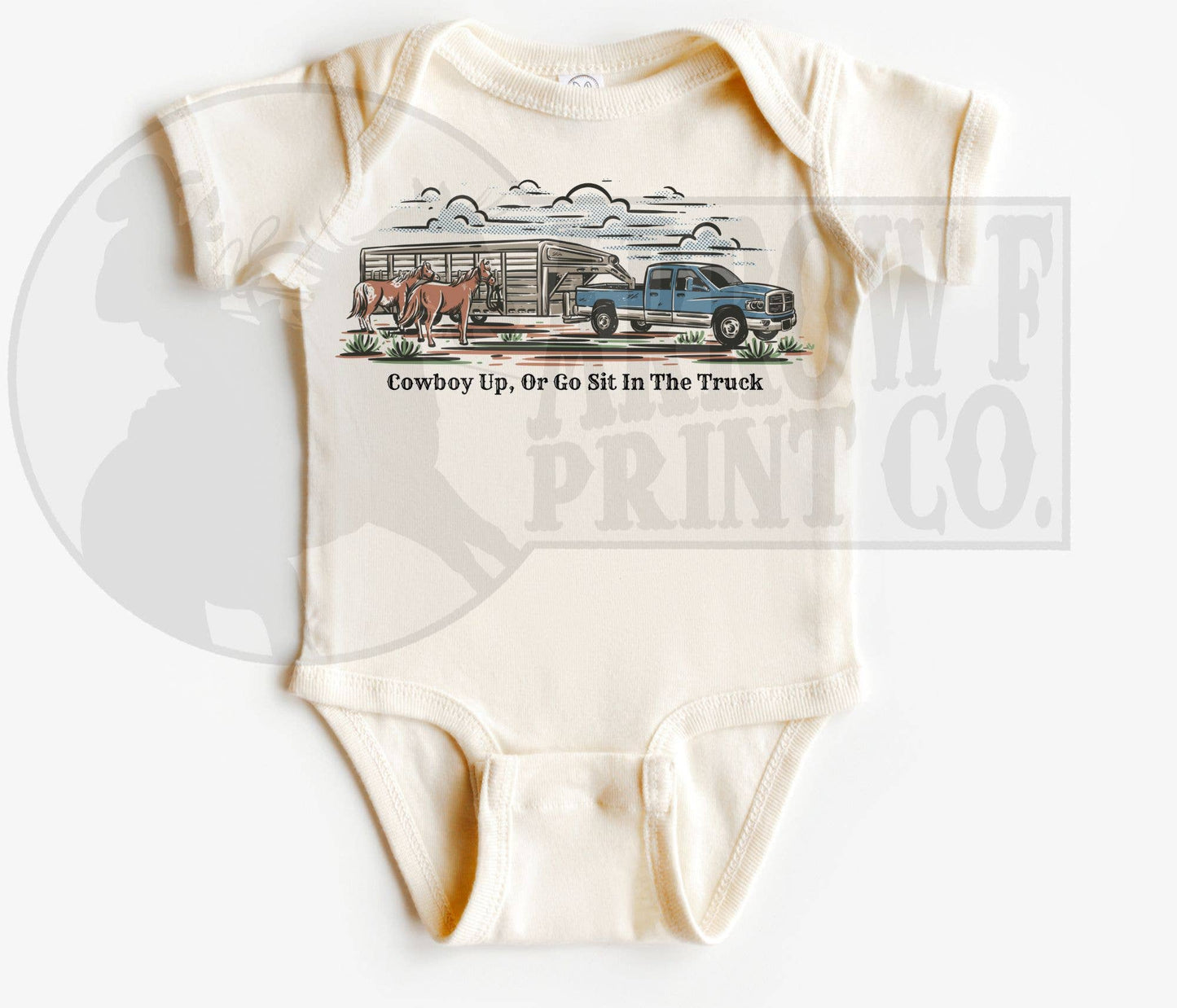 Cowboy Up S/S Onesie