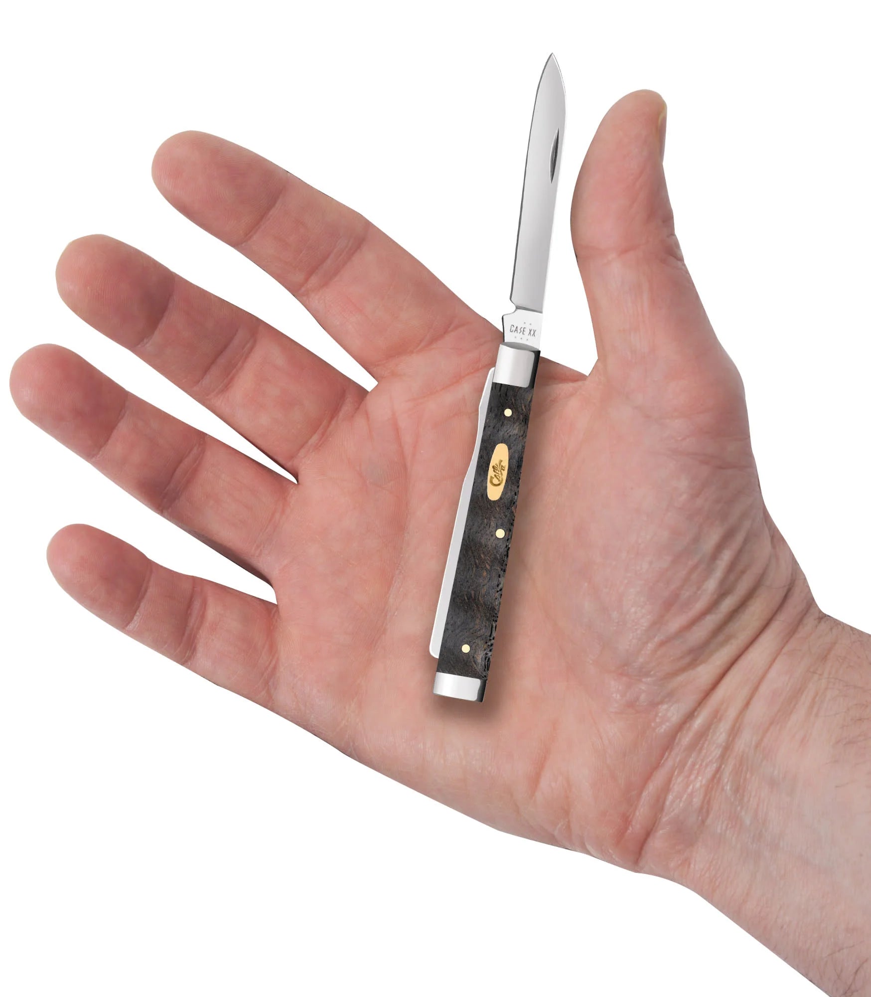 Smooth Black Curly Oak Wood Baby Doc (14007)