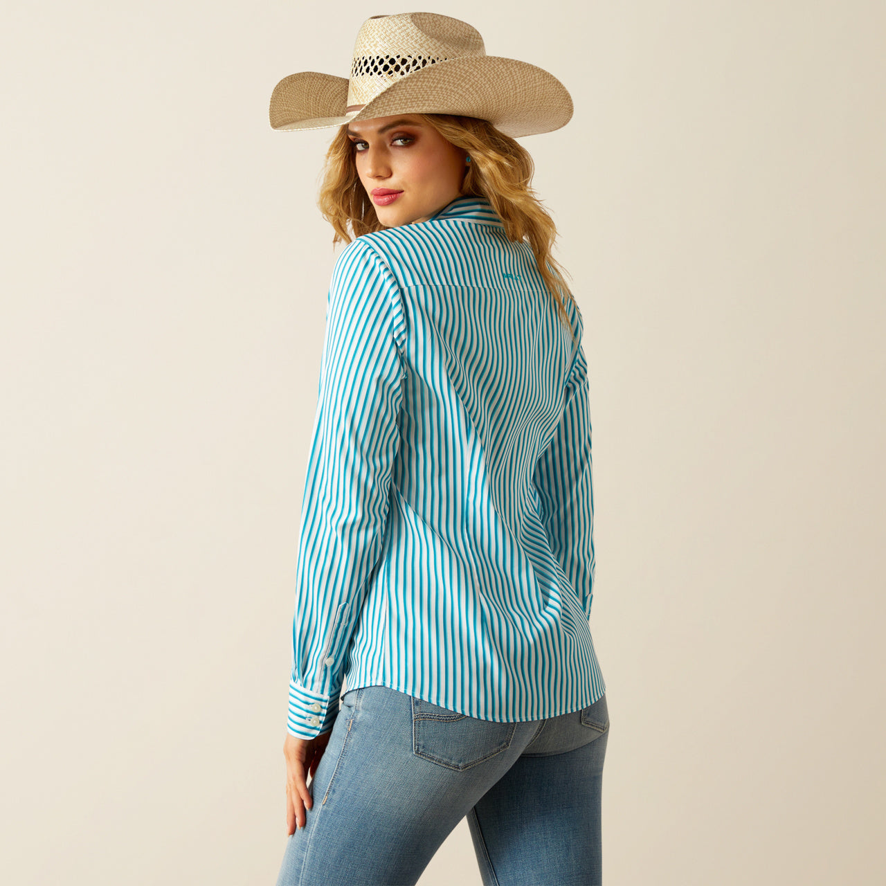 Women’s Peacock Stripe Shirt (8835)
