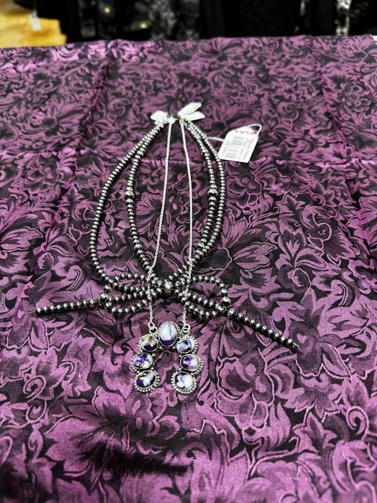 Violet Rose Necklace