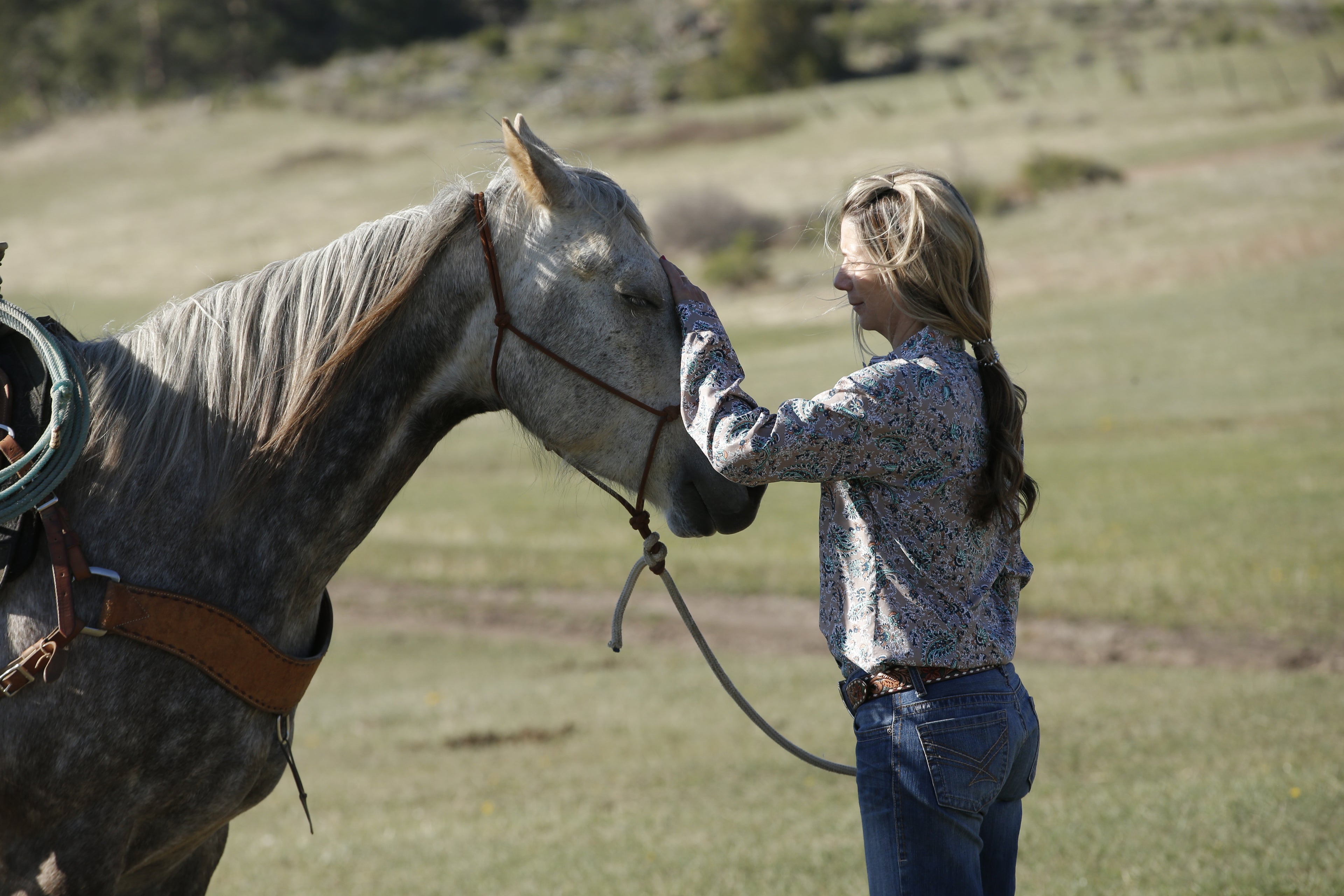 Women’s Brown Paisley Shirt (4246)