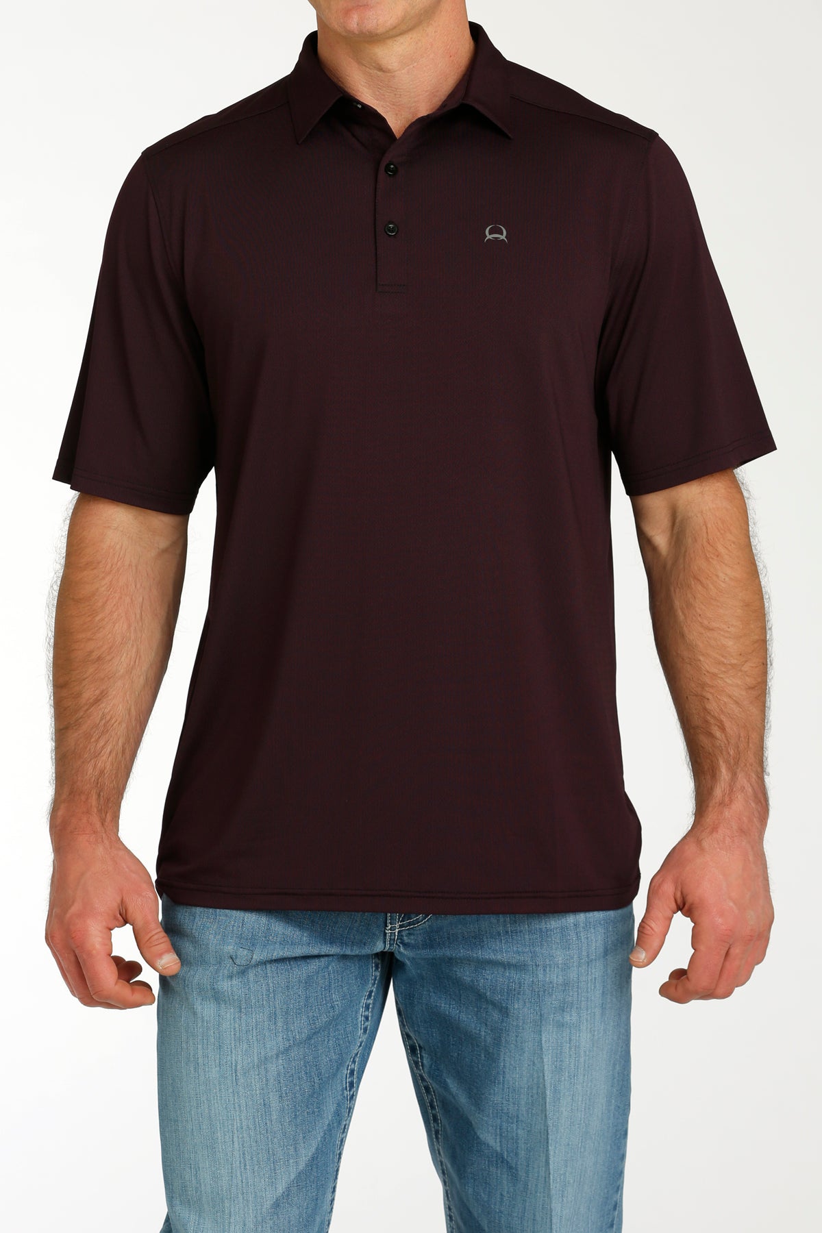 Cinch Men’s Purple Polo (3038)