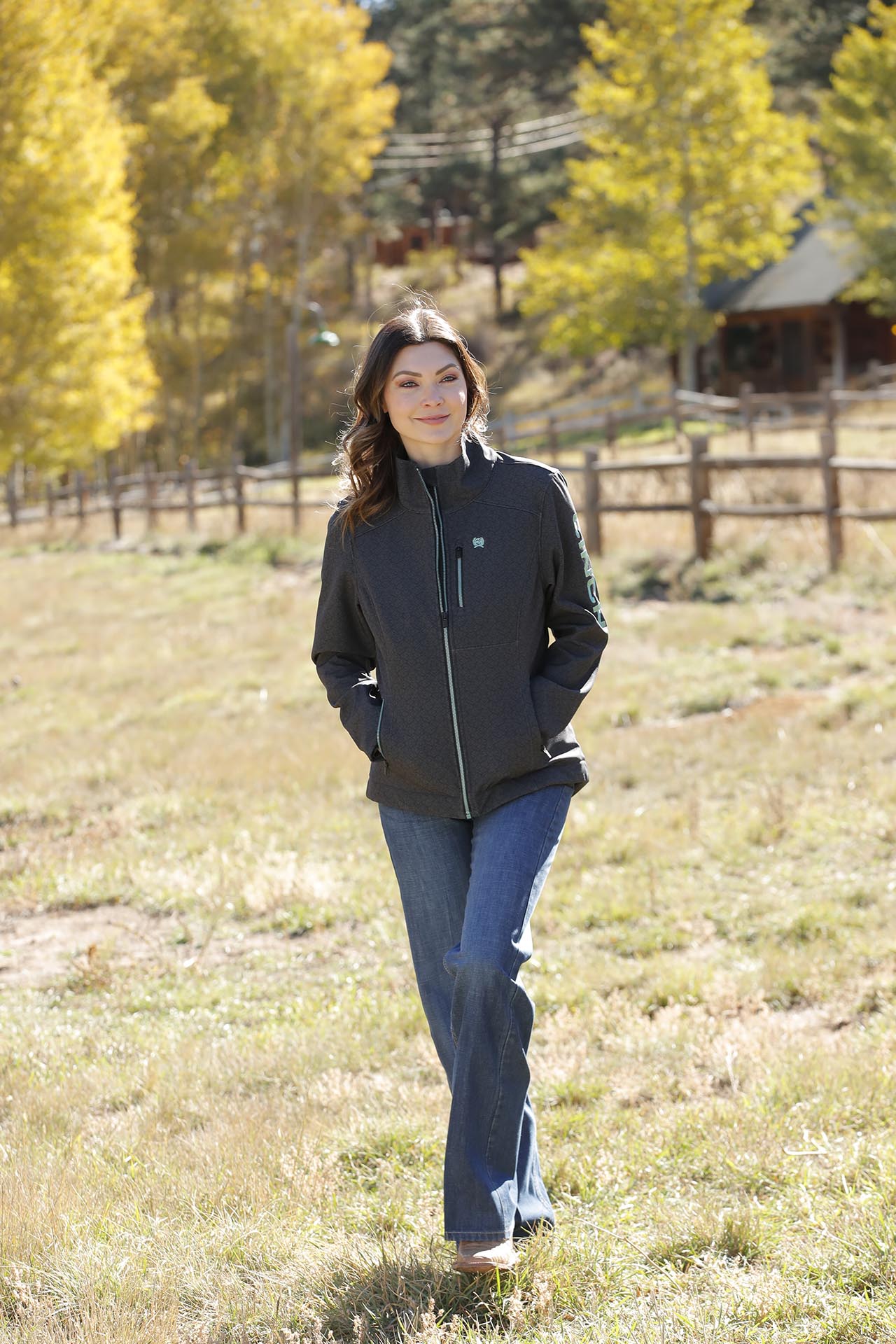 Women’s Black CC Bonded Jacket (6003)