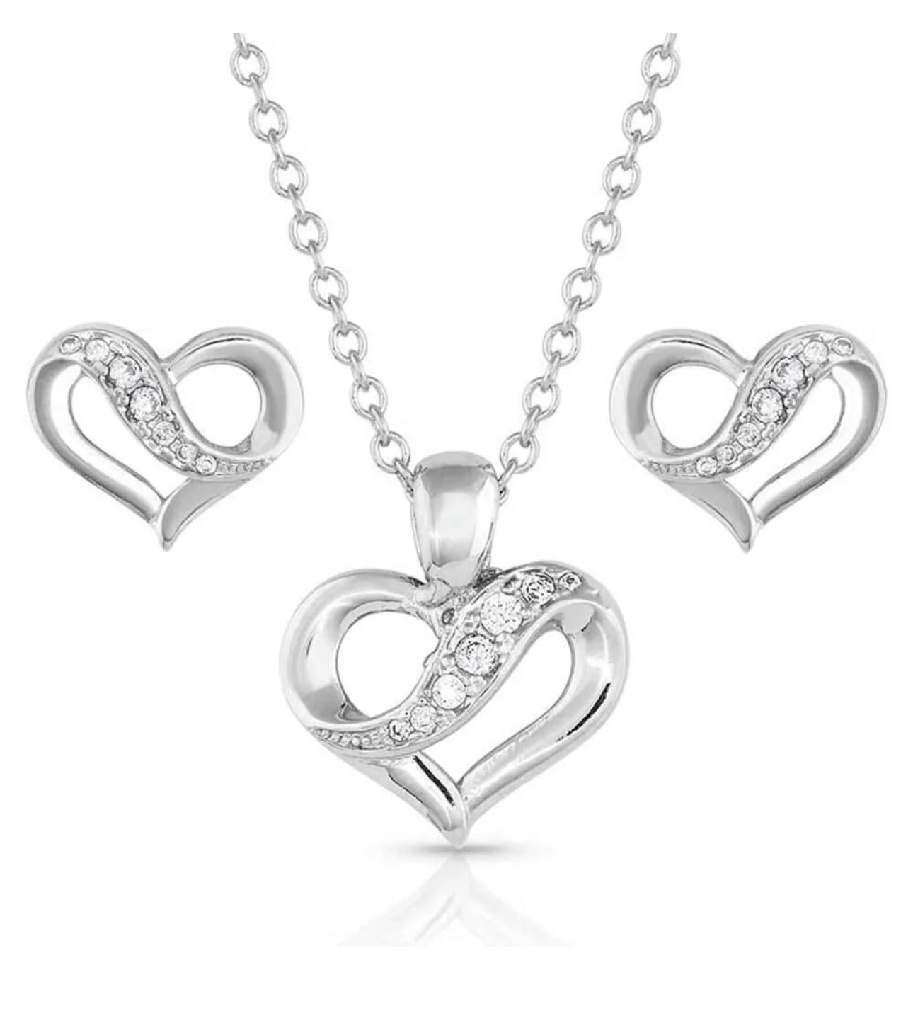 Ribbon Round My Heart Jewelry Set