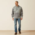 Mens Ariat Southwestern Grey Hoodie (2819)
