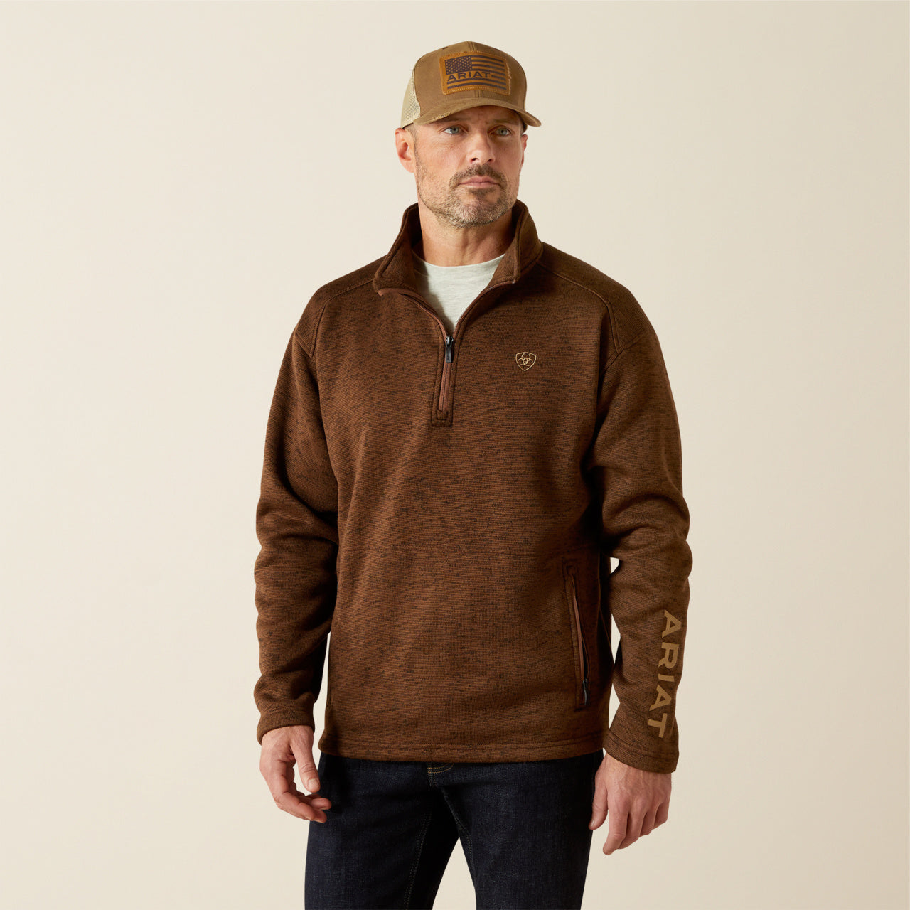 Ariat Men’s Caldwell Brown Pullover