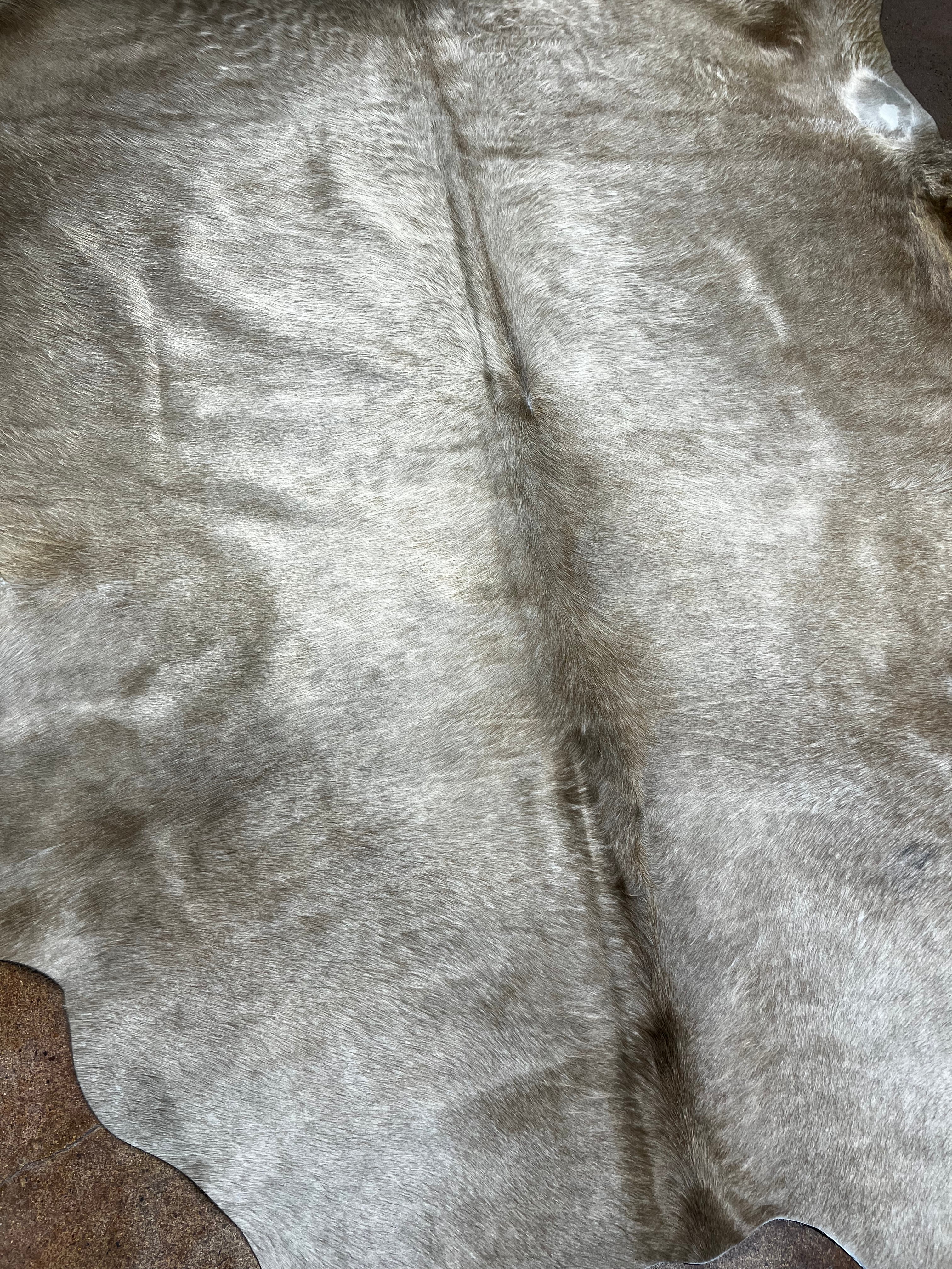 Full Beige Cowhide Rug