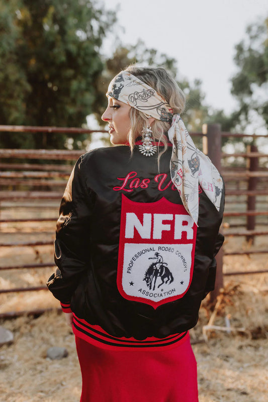 Black Classic NFR Bomber