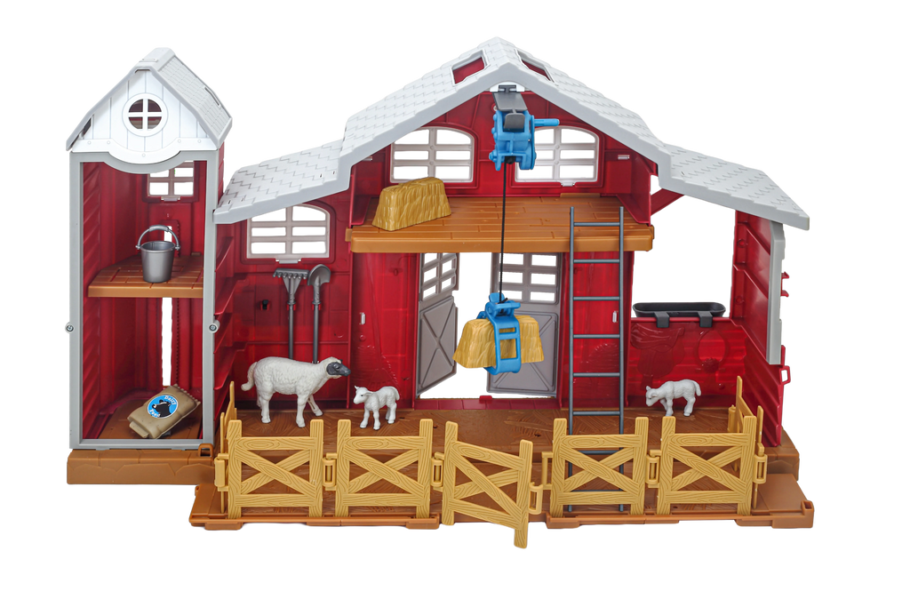 38-Piece Dairy Barn Playset