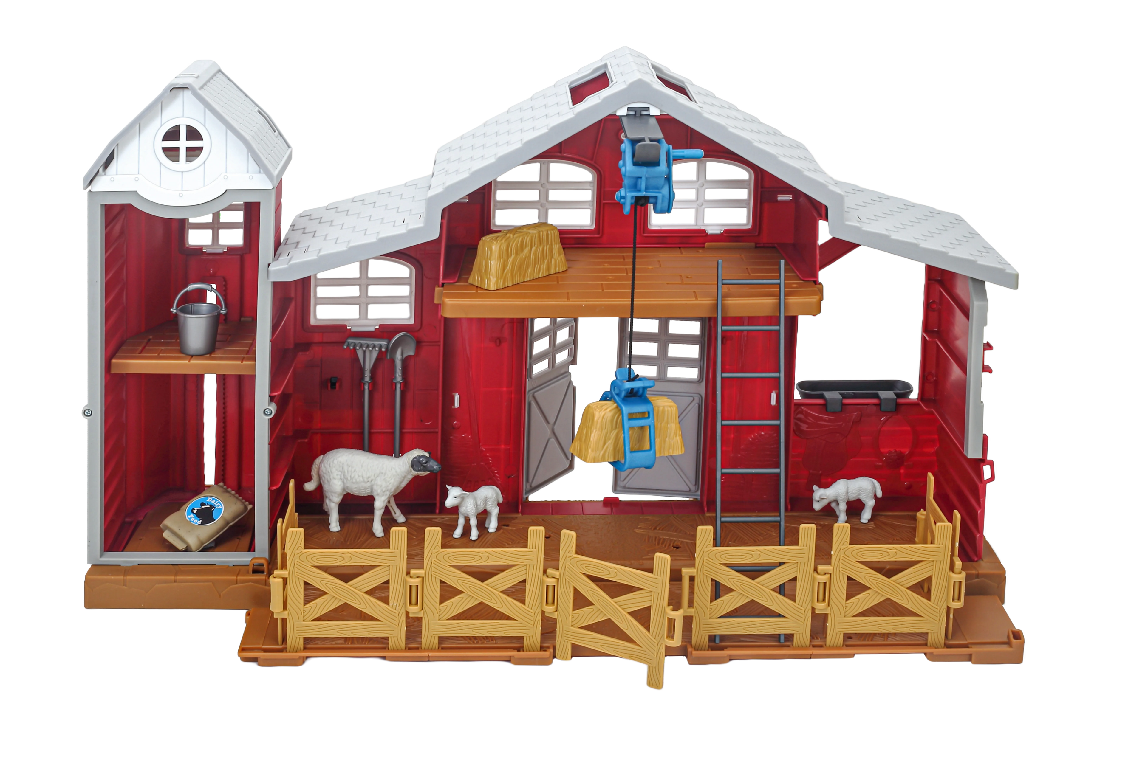38-Piece Dairy Barn Playset