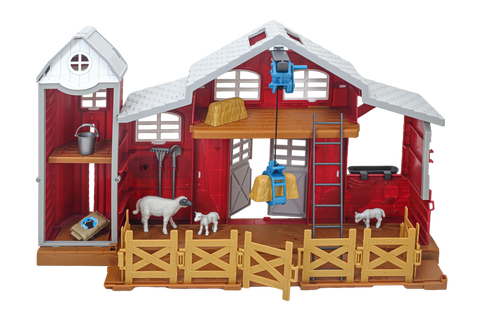 38-Piece Dairy Barn Playset