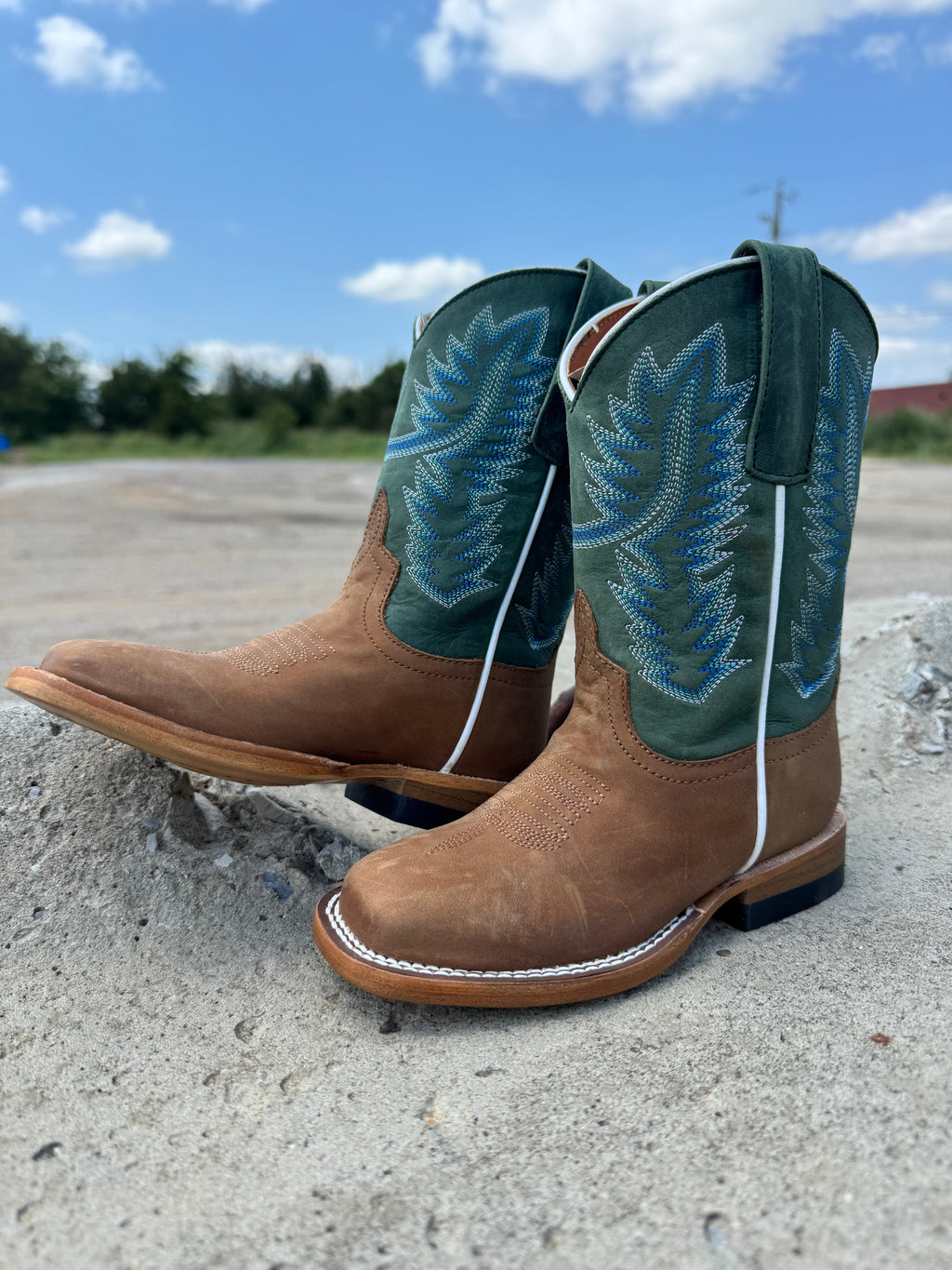 Kids Green Up Boots (HPK8078)