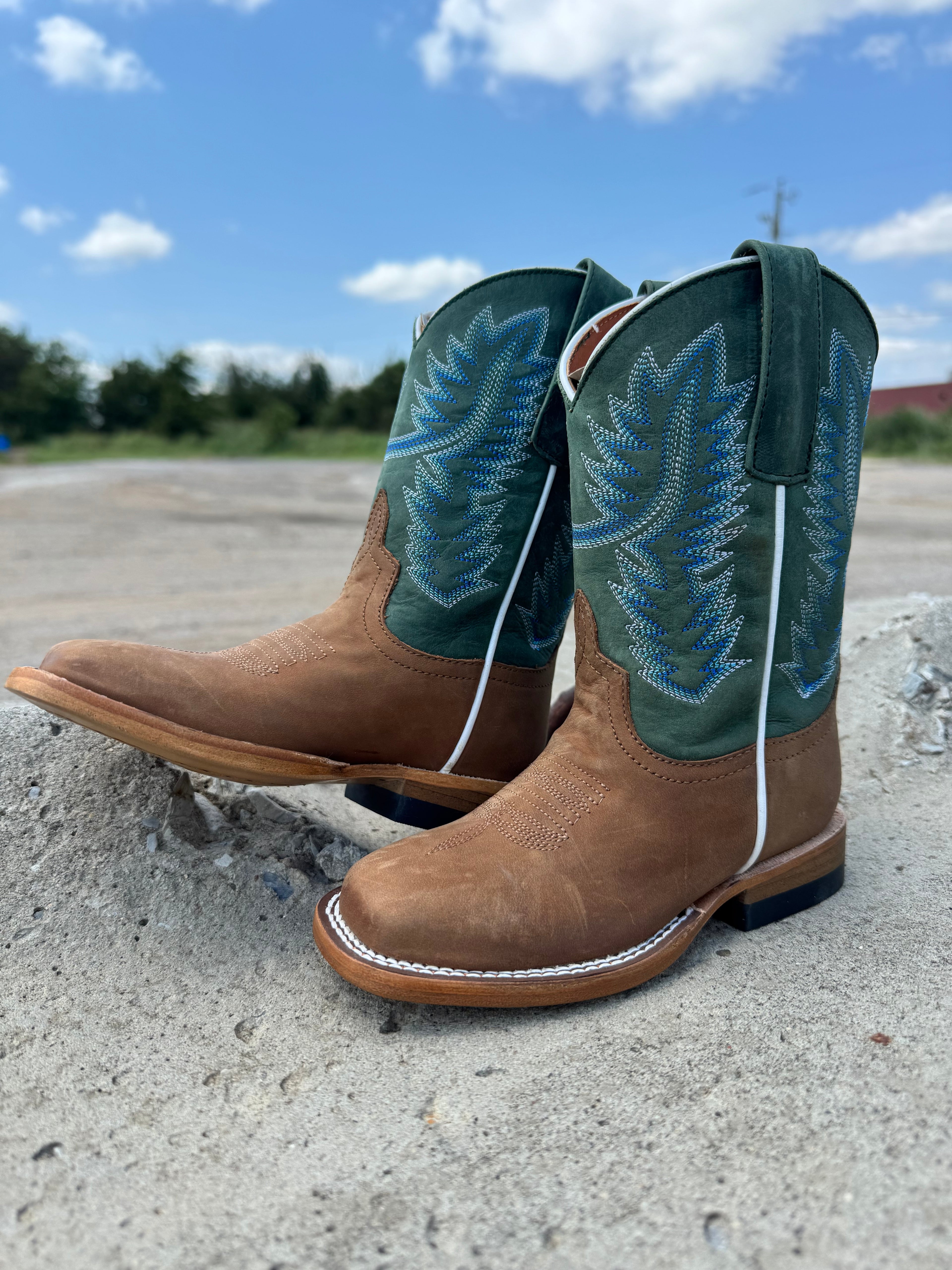 Kids Green Up Boots (HPK8078)