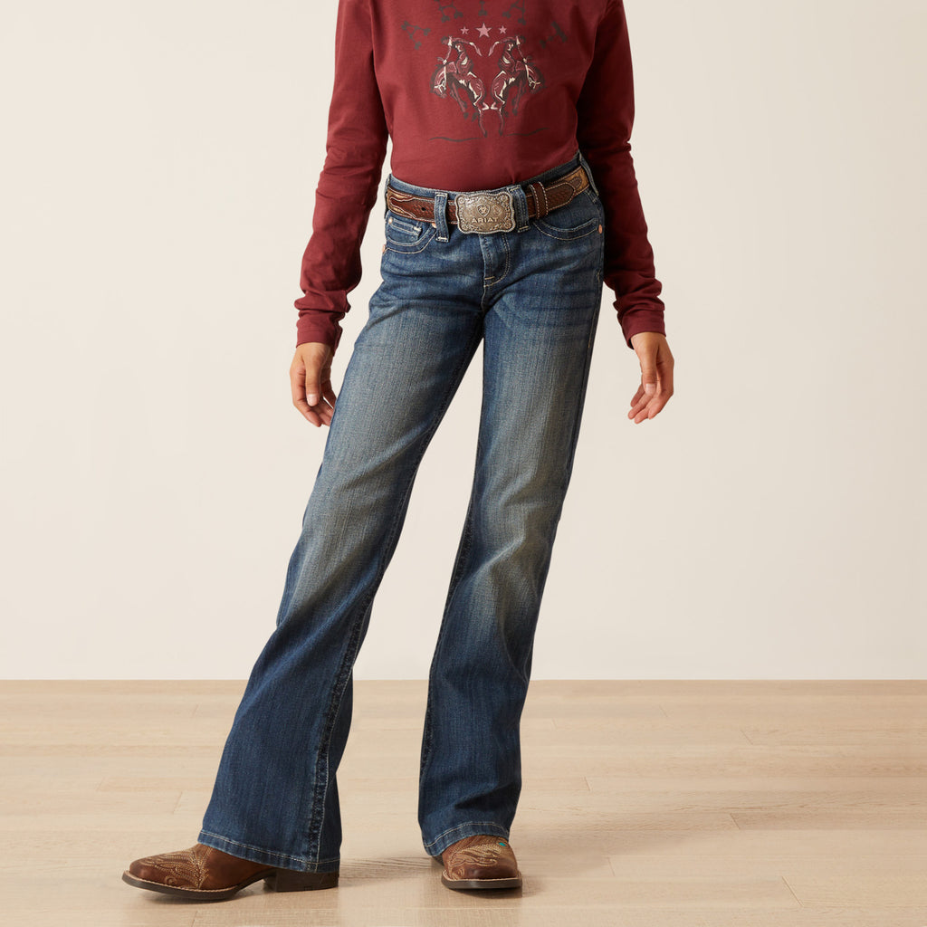 Ariat Girls Clover Boot Cut Jeans (7321)