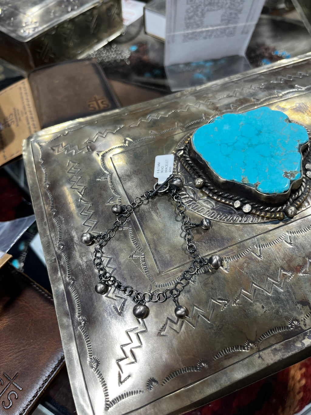 Navajo Pearl Charm Bracelets