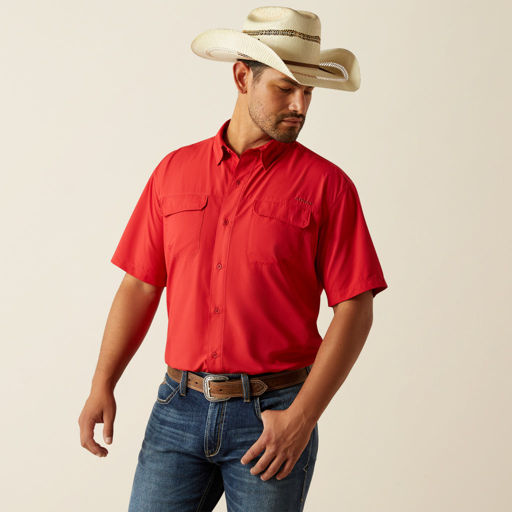 Men’s Ariat Red VentTek SS