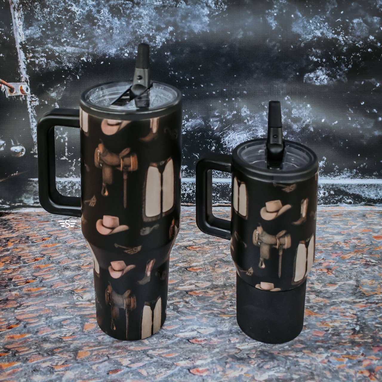 Western Classic Flip Top Tumbler