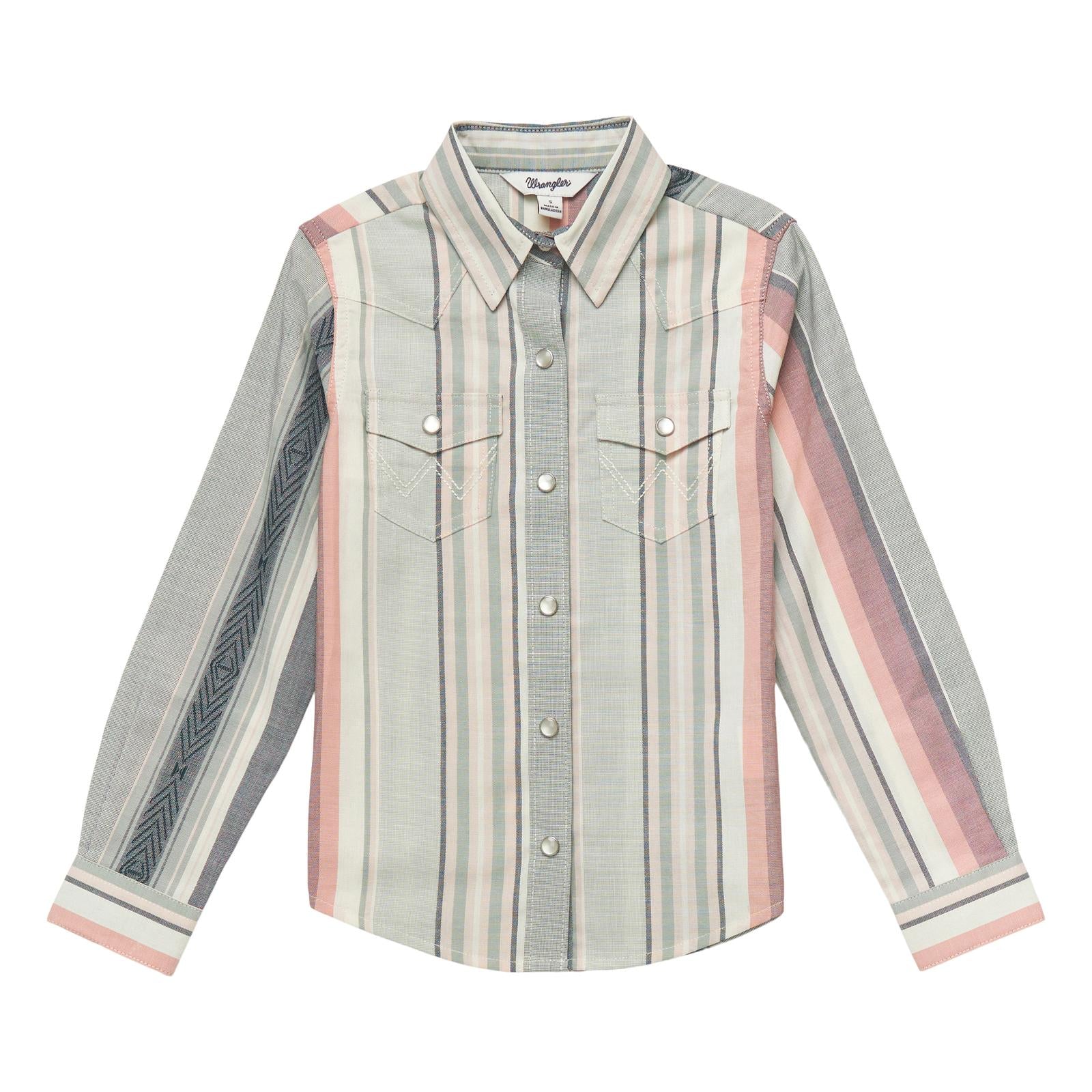 Girls Western Top - Turquoise