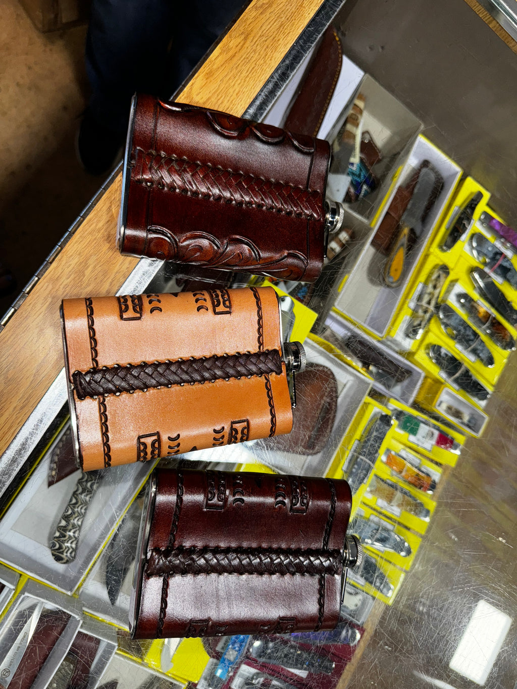 Leather Flasks