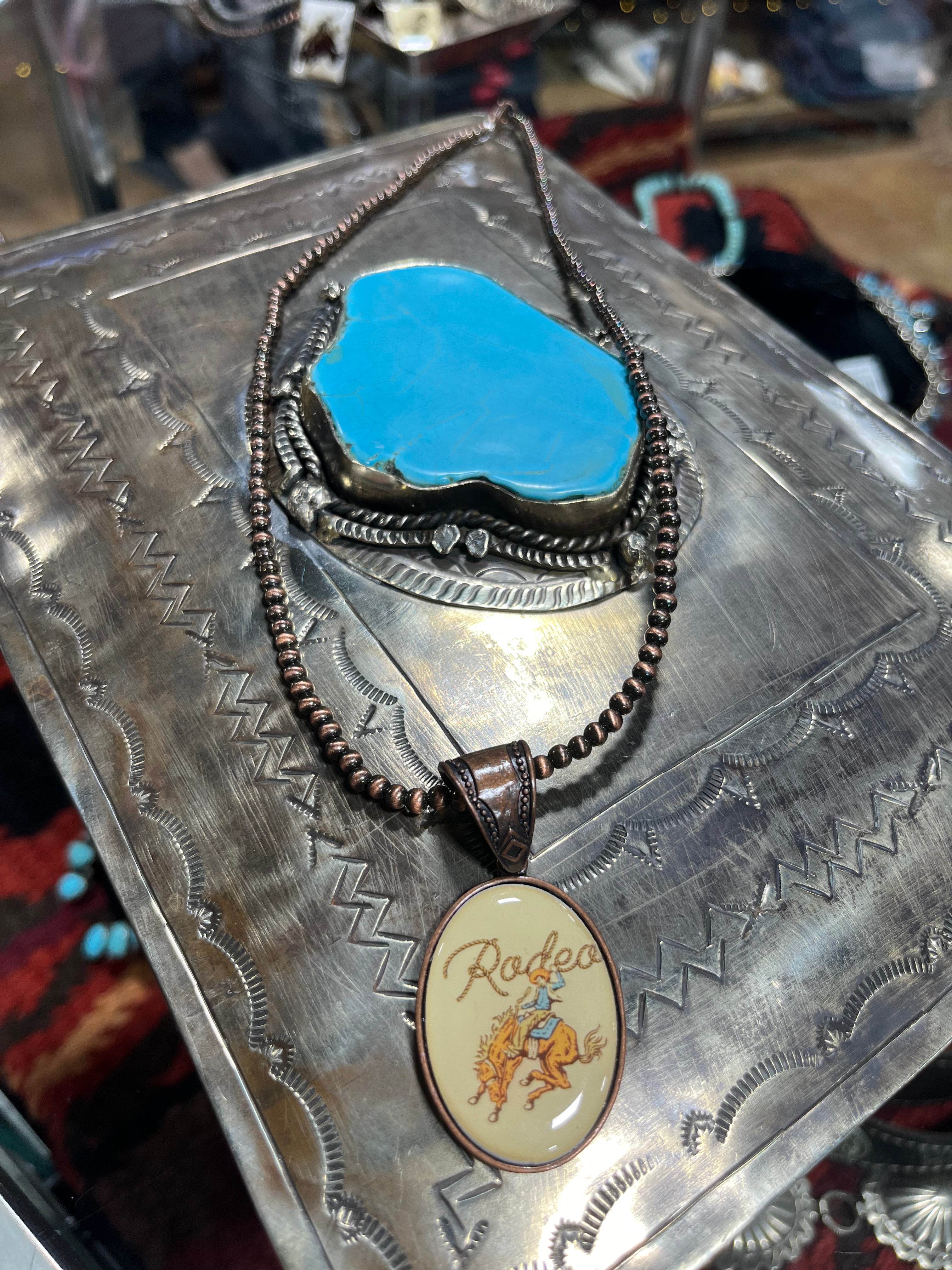 Old Timey Picture Frame Necklaces