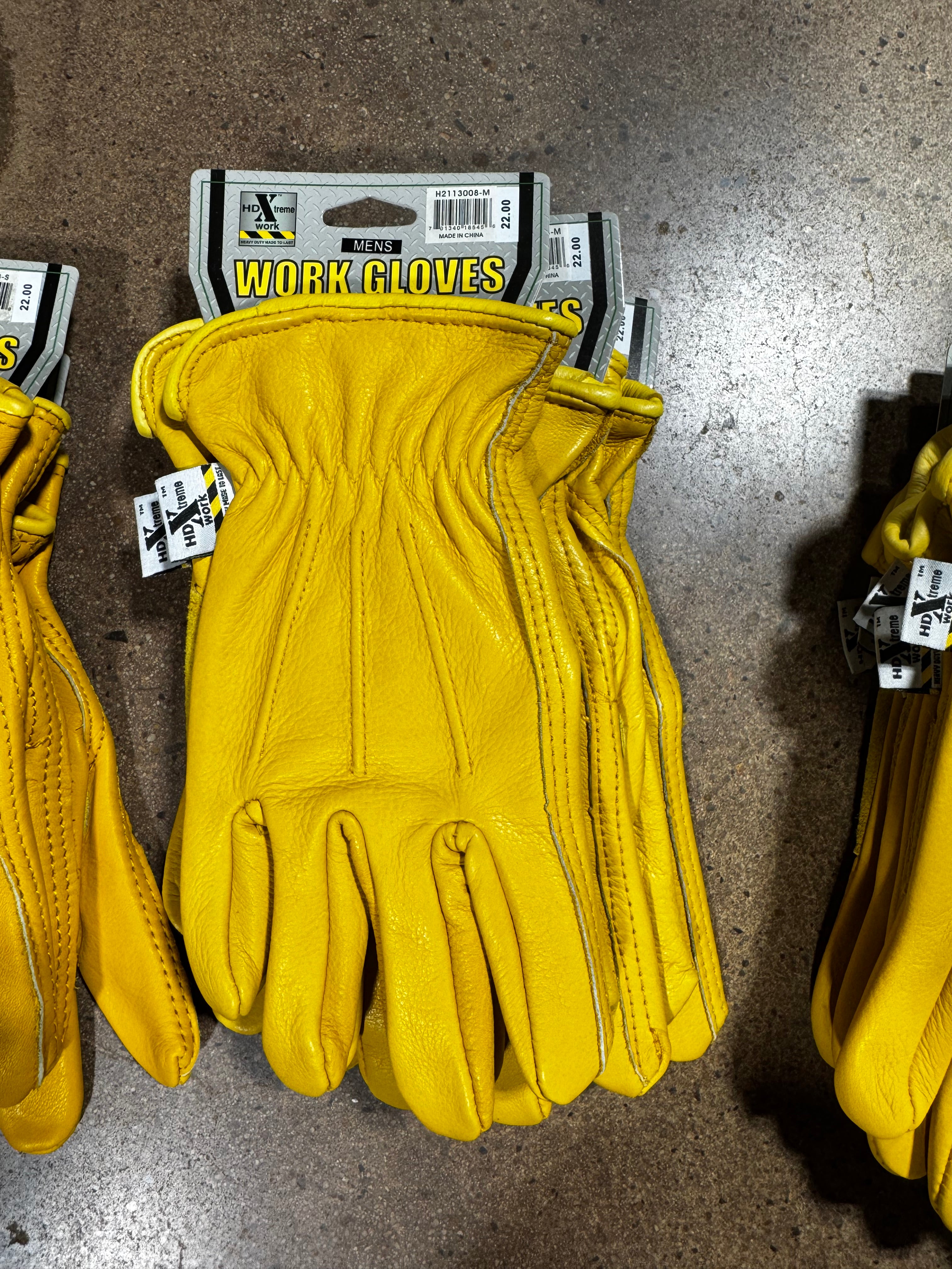 HDX Cowhide Gloves for Men (3008)