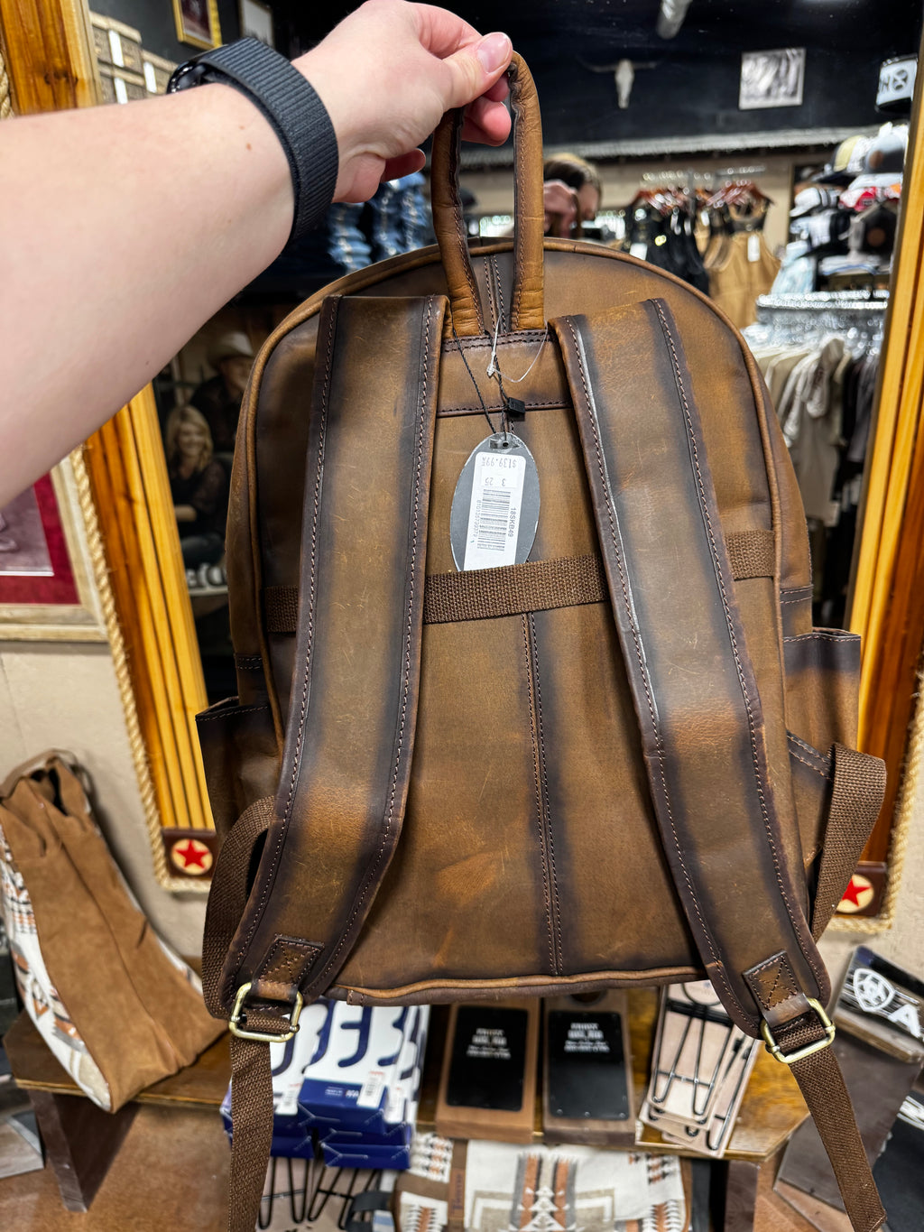 Leather Me Up Backpack