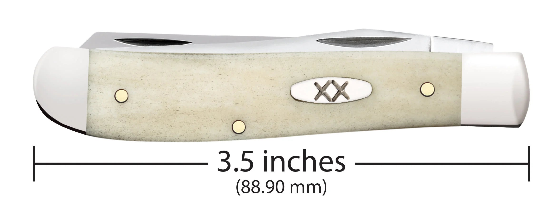 Smooth Natural Bone Mini Trapper (13313)