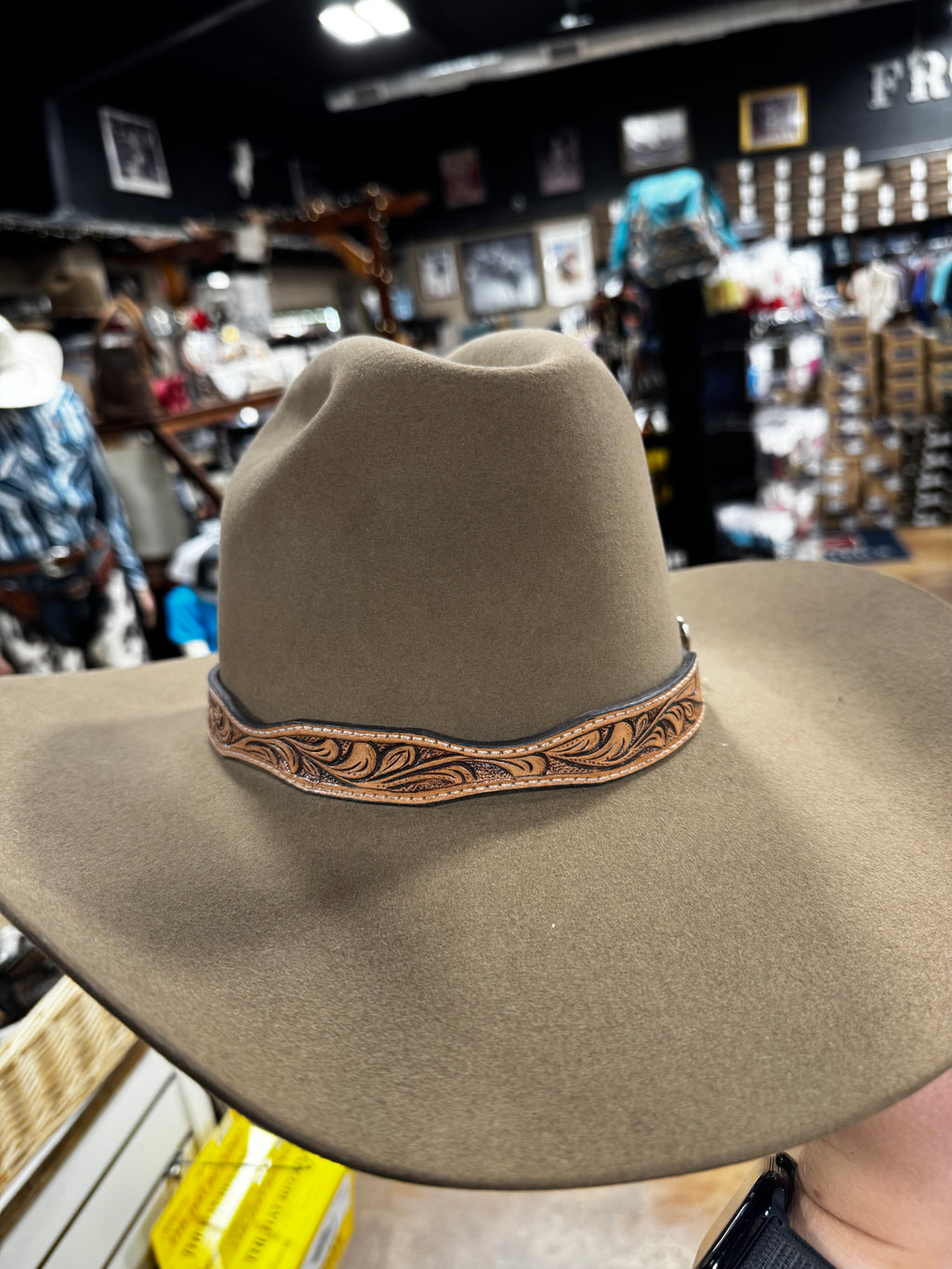 AD Tooled Hat Band