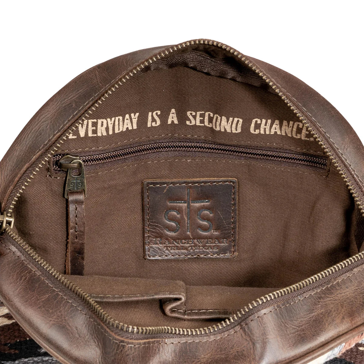 Guadalupe Serape Sage Crossbody