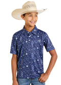 Boys Midnight Desert Polo
