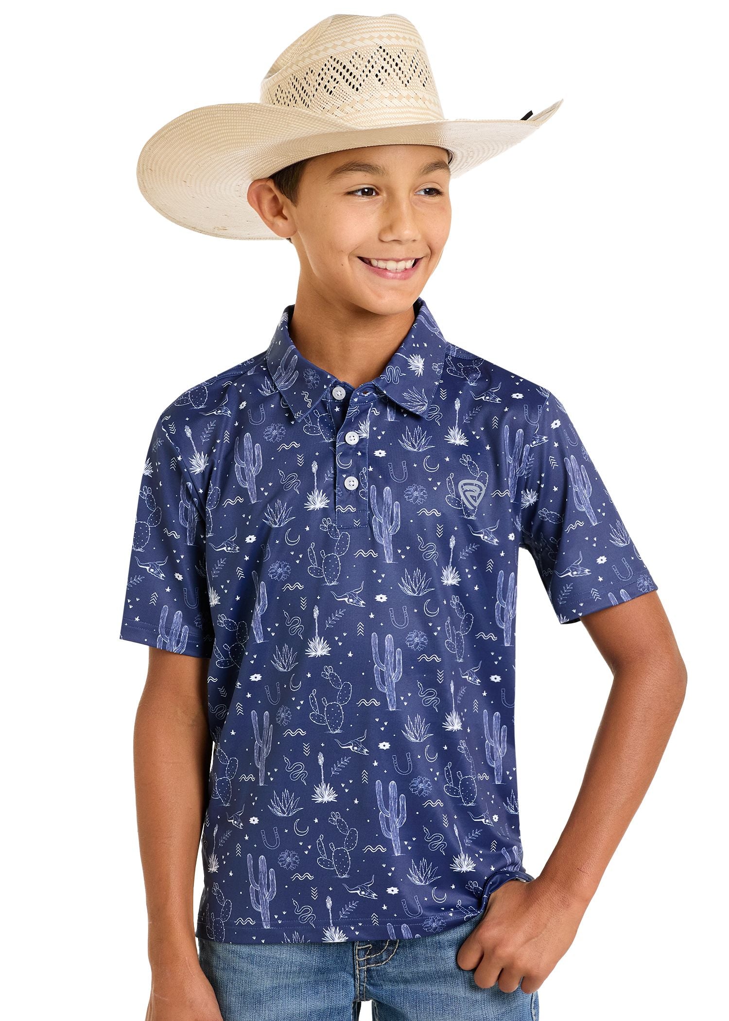 Boys Midnight Desert Polo