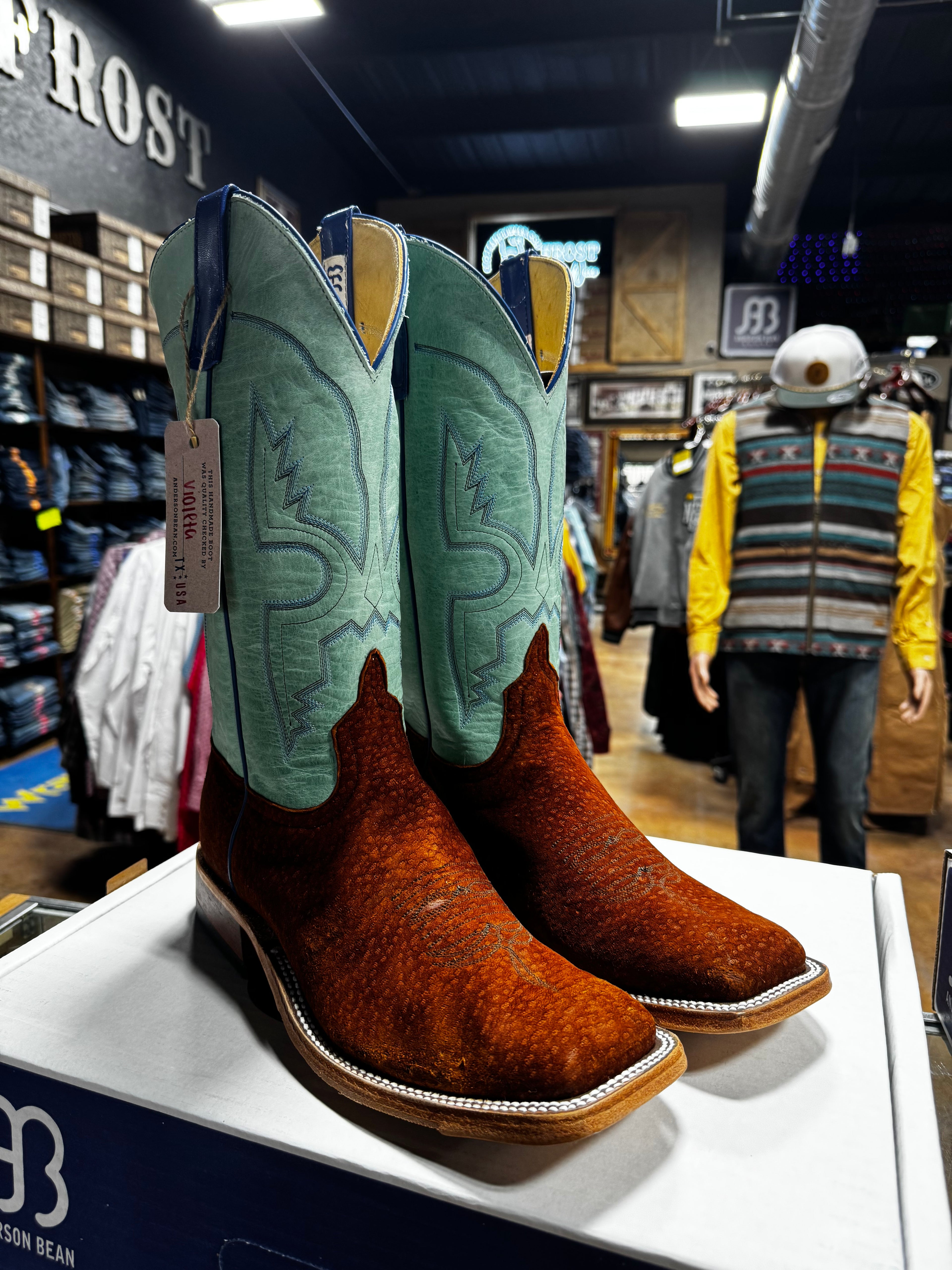 Anderson Bean Rust Carpincho Boots (339986)