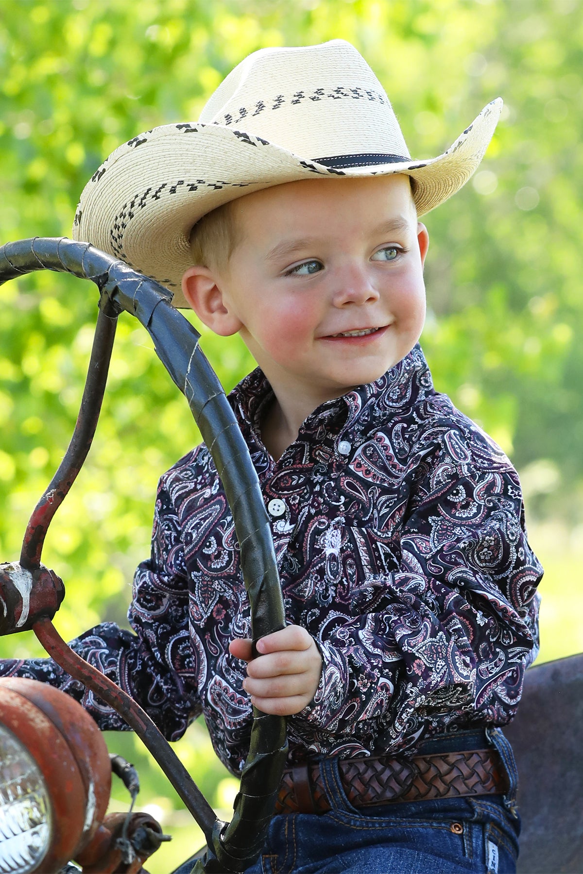 Cinch Infant & Toddler Purple & Pink Paisley